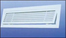 可開側(cè)壁格柵式風(fēng)口